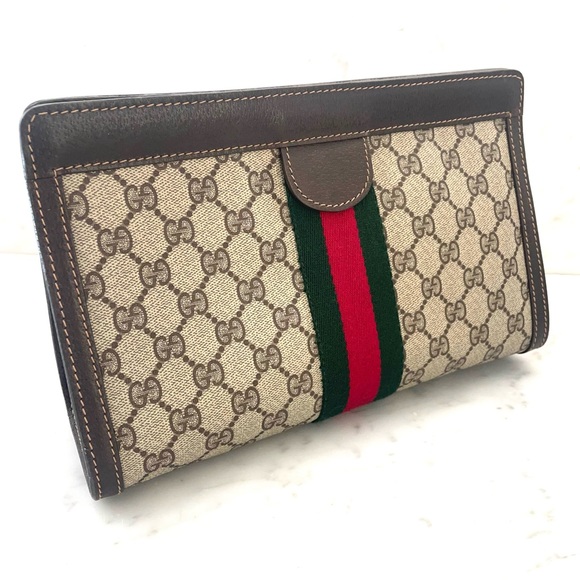 GUCCI GG monogram supreme Clutch - Picture 3 of 17